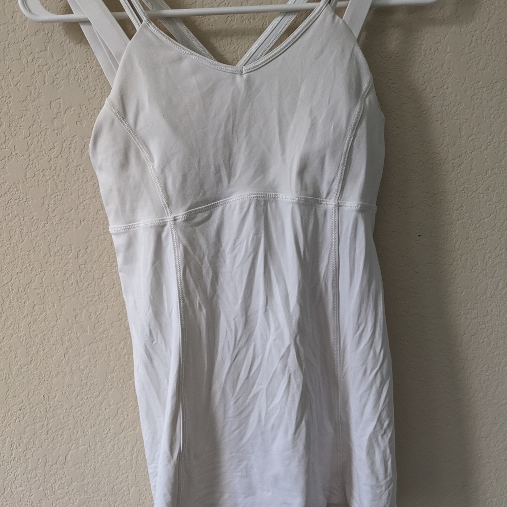 White Lululemon Tank